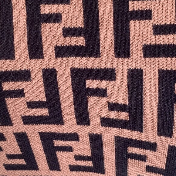 Fendi Black and Brown Forever Dress - Picture 2 of 8